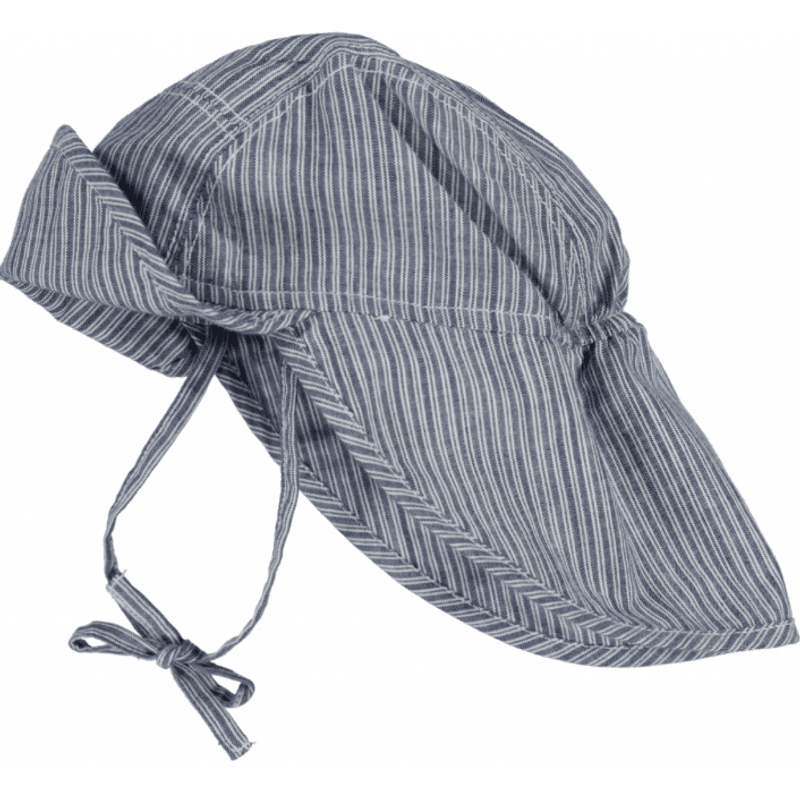 Wheat solhatt baby boy cool blue stripe 