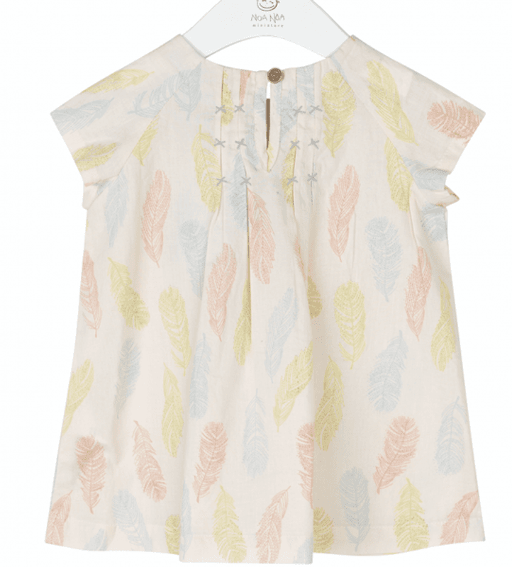 Noa noa kjole baby feather sand dollar