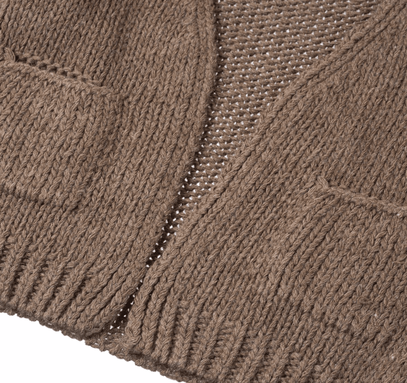 Little Hedonist cardigan tate brown 