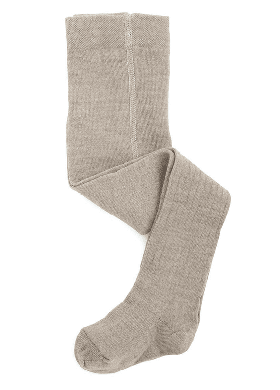 Lillelam Ullstrømpebukse beige