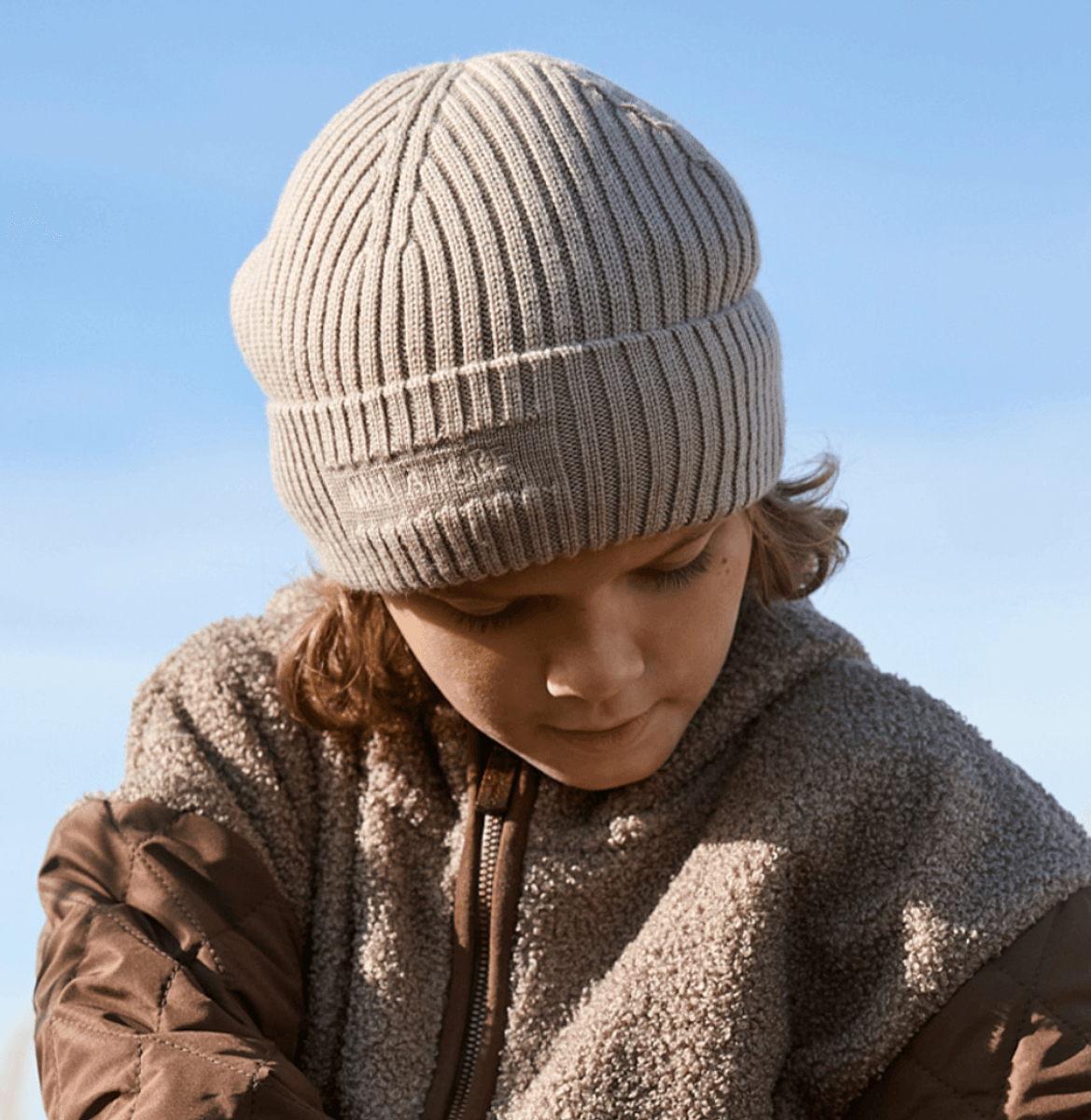 Miniature Beanie Matboje ull savannah
