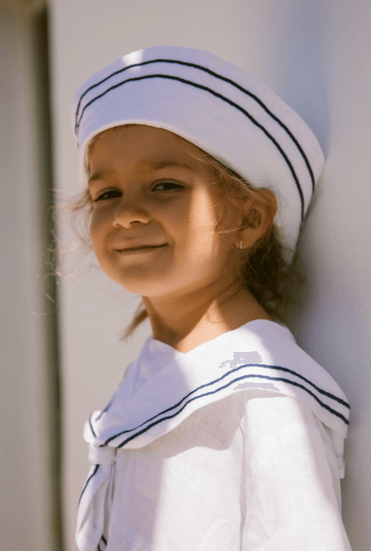 Marmar solhatt Asea linen white