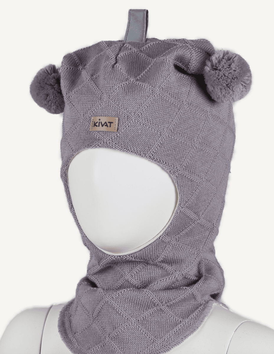 Kivat Balaklava ull struktur støvlilla