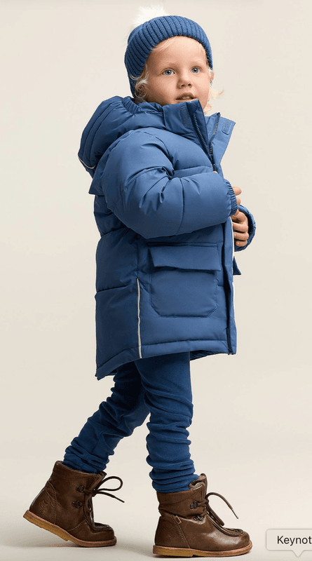 Gullkorn jade Parka storm blue