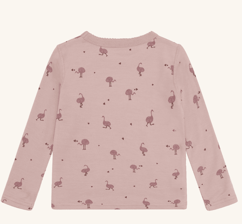 Hust and claire Genser ull/bambus abba ostrich adobe rose
