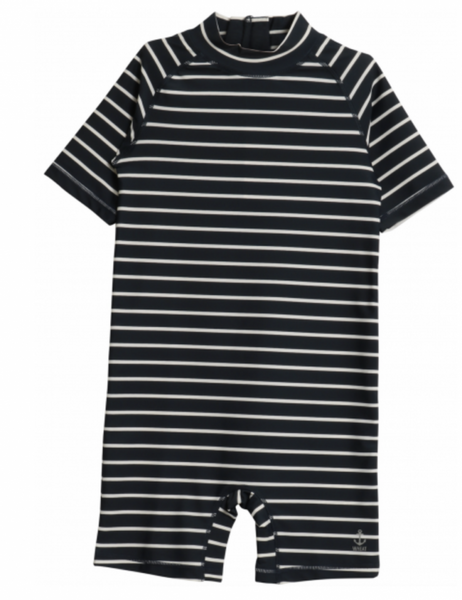 Bilde av badedrakt cas navy striper