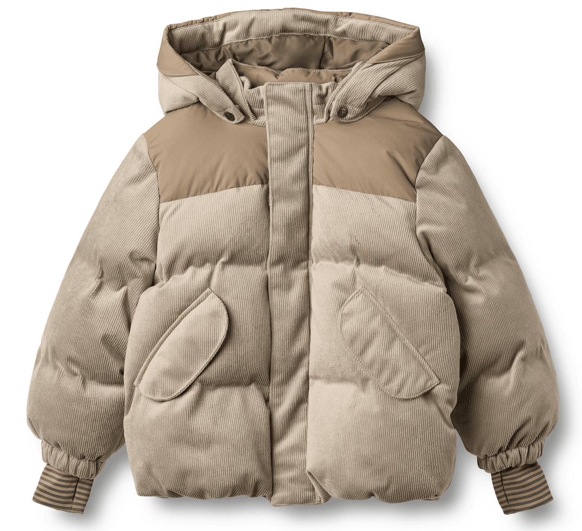 Wheat Vinterjakke Puffer Mads grey stone