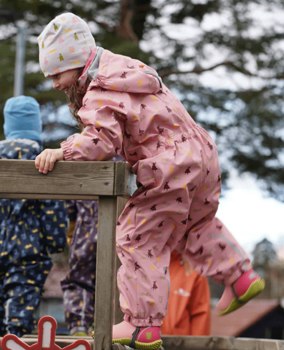 Kattnakken Helårs Regndress Hagl rosa krystall