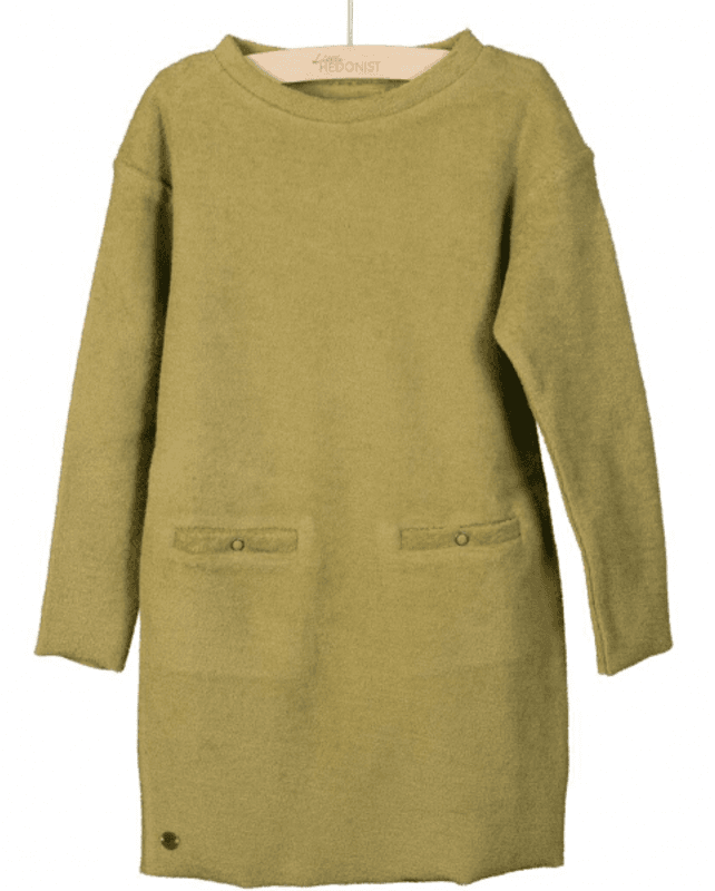 Little Hedonist kjole lena moss green