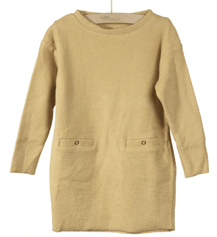 Little Hedonist kjole lena pale gold