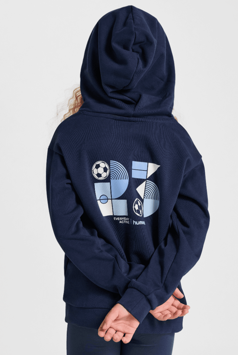 Hummel Genser graphic hoodie dress blues