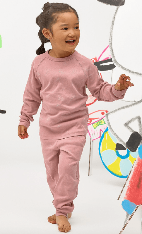 Gullkorn genser Bukkene grey pink