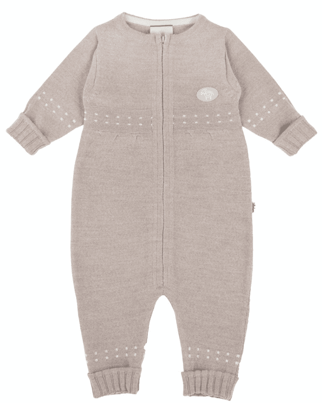 Lillelam Sparkedress classic ull tynn beige