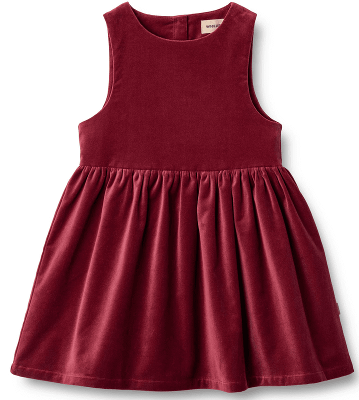 Wheat kjole Thelma ruby red 