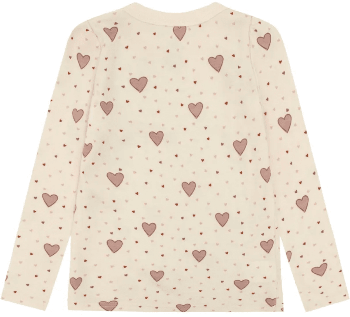Hust and Claire Genser ull/bambus Abba Hearts Puff off white