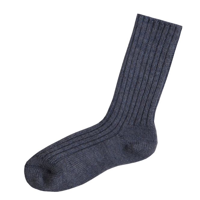 Hovedbilde Joha ullsokker denim m/ribb