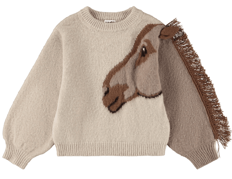 Molo genser ull gisela horse knit