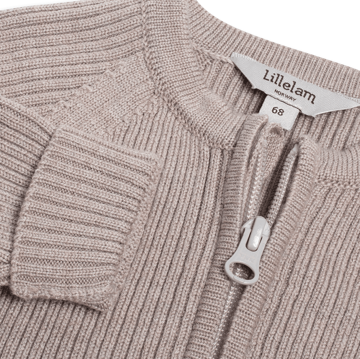 Lillelam Sparkedress ull ribb beige