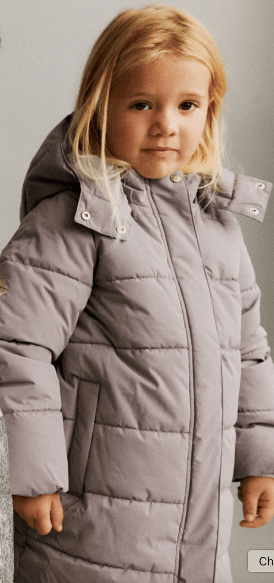 Wheat Vinterkåpe Yrsa puffer dark lavender