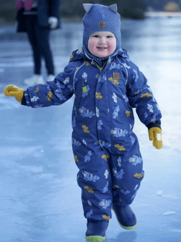 Kattnakken Vinterparkdress Snø Baby Skumringsblå