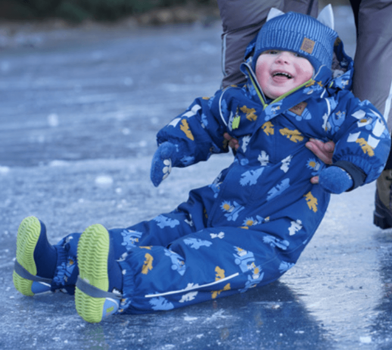 Kattnakken Vinterparkdress Snø Baby Skumringsblå