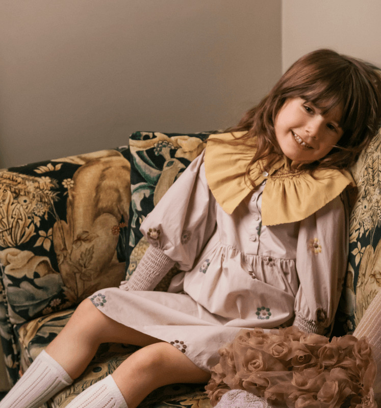 Marmar kjole dura flower dots