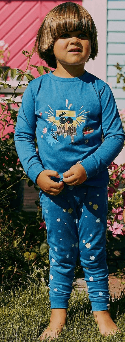 Gullkorn Bukkene pysjamas blue