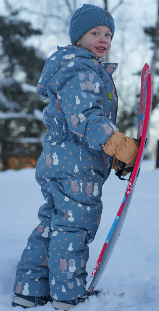 Kattnakken Parkdress Snø Hav
