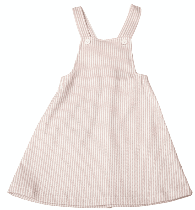 Joha kjole pinafore striper