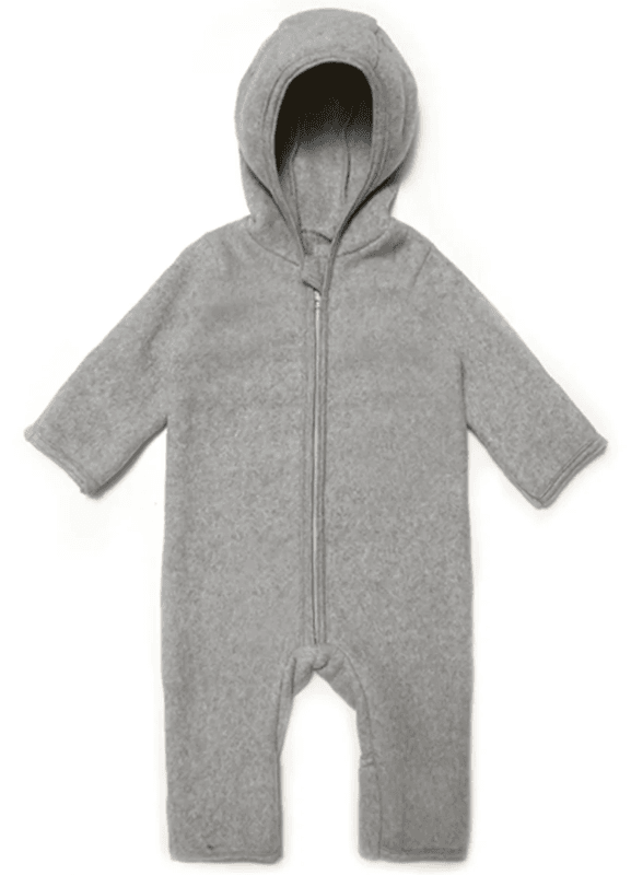 Huttelihut heldress momo bomullsfleece light grey