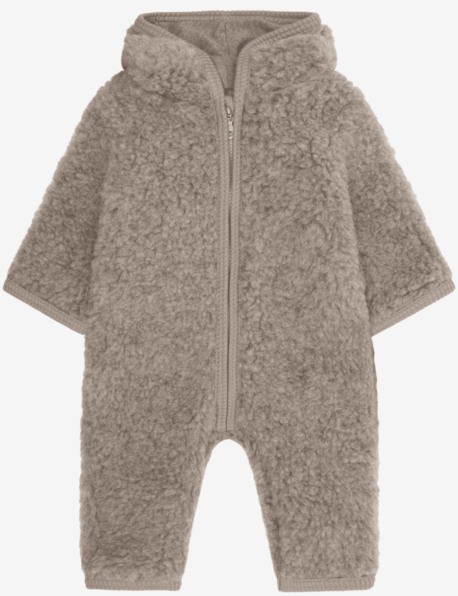 Huttelihut Heldress Ull Teddy camel melange