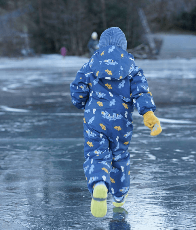 Kattnakken Vinterparkdress Snø Blå Horisont