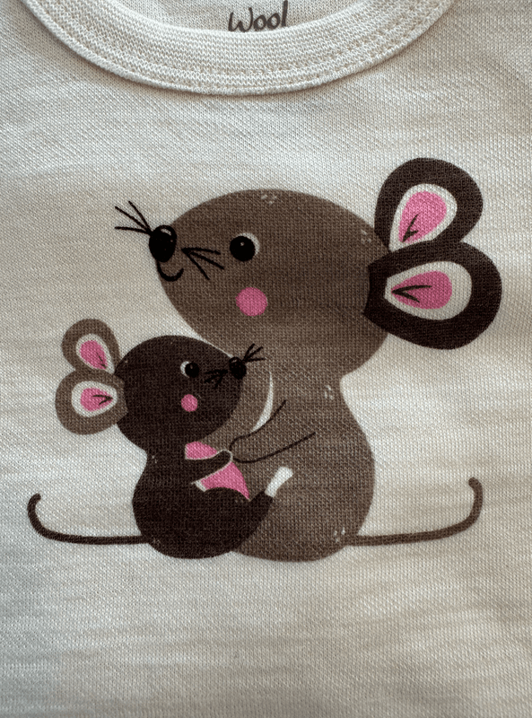 Hust and claire body ull/bambus baloo museklem ecru