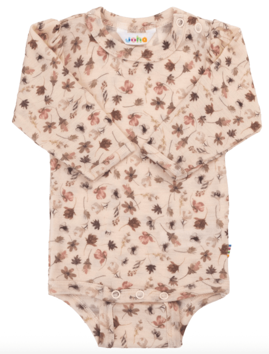Joha Body ull Flowers light pink