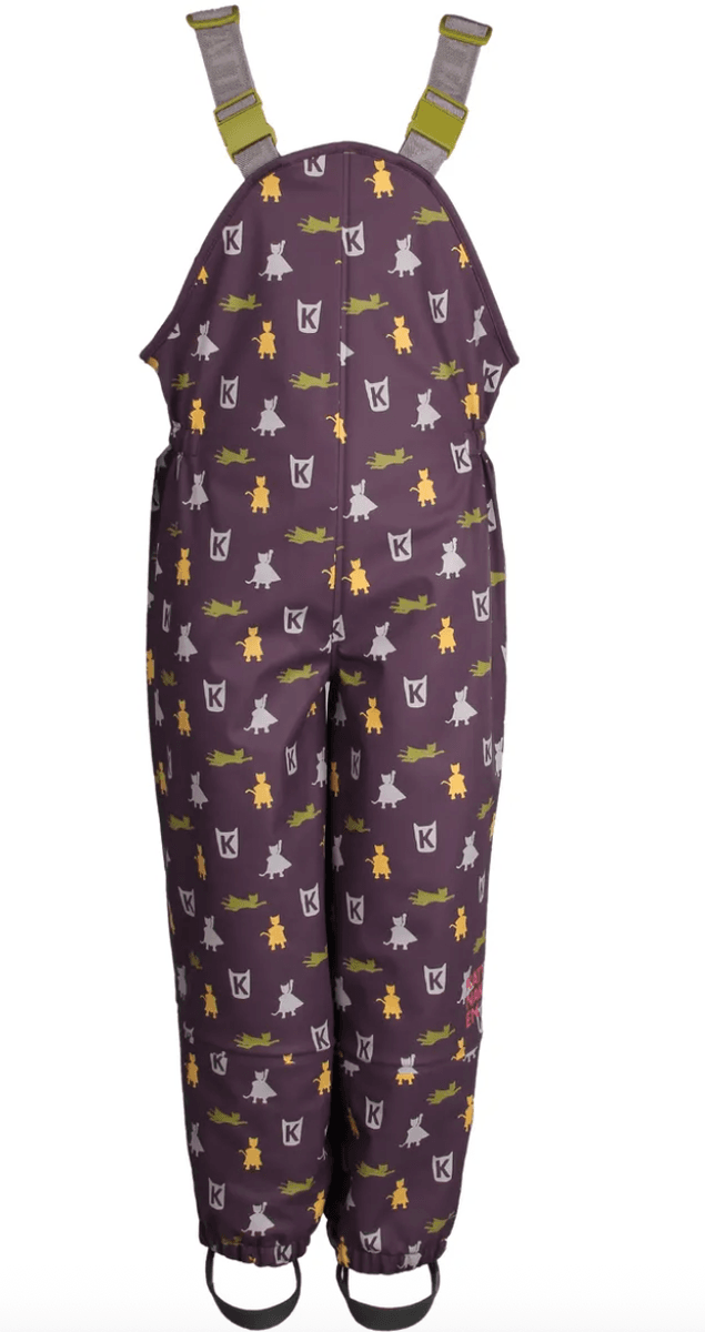 Kattnakken Regnsett Plask superhelt viola