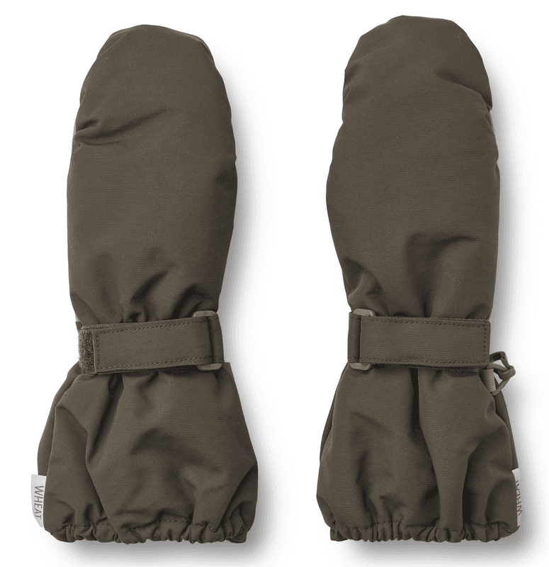 Wheat votter mittens tech dry black