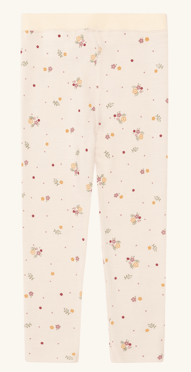 Hust and claire Leggings ull liro flora off white