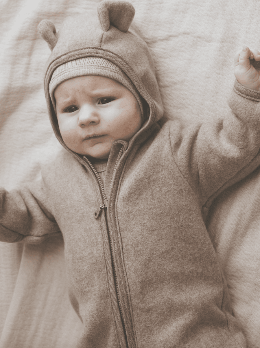 Huttelihut Heldress bomullsfleece Savannah Melange