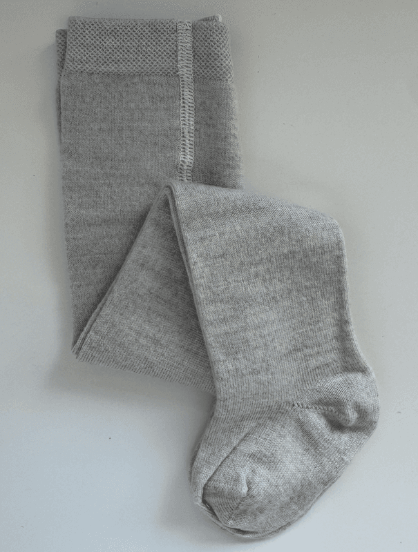 Noa noa strømpebukse ull light grey 