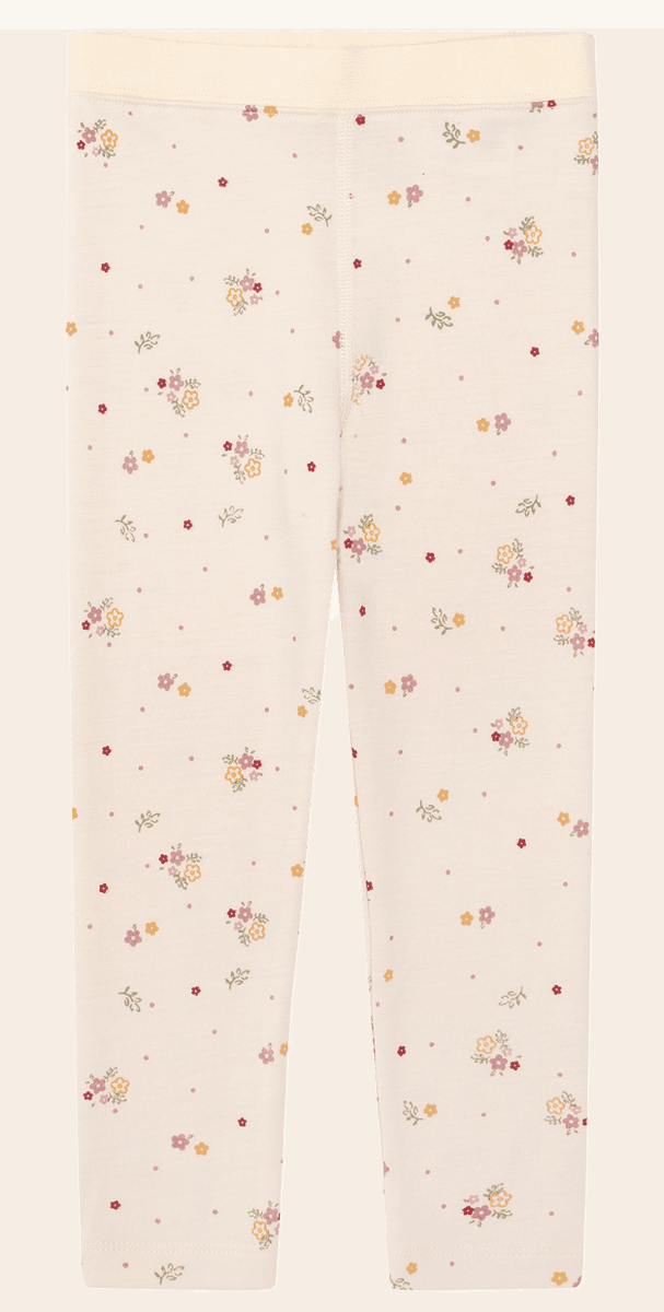 Hust and claire Leggings ull liro flora off white