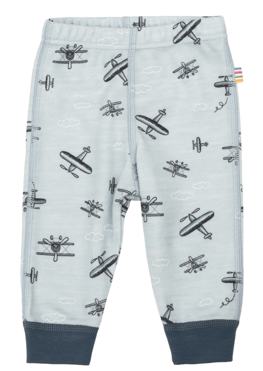 Joha leggings ull/bambus propeller lyseblå