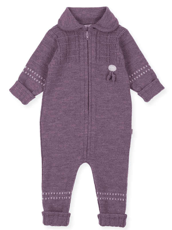 Lillelam Sparkedress Ull classic plomme