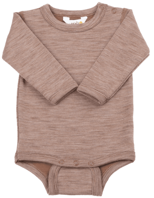 Joha body ull double face melange rust