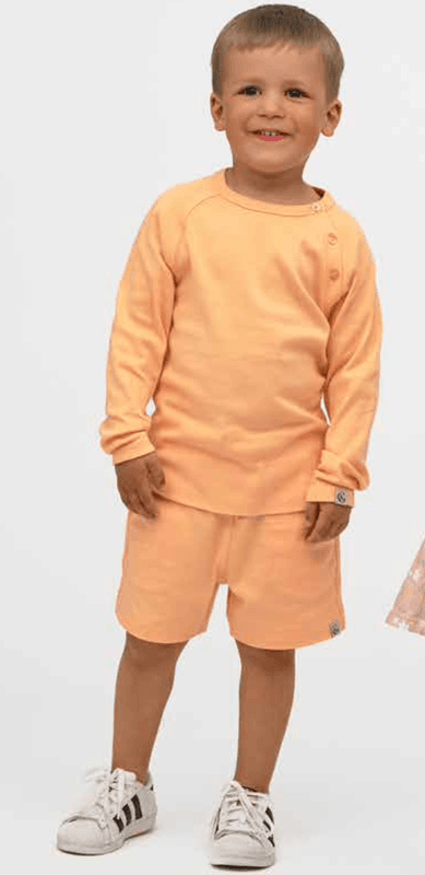 Gullkorn shorts Villvette fersken