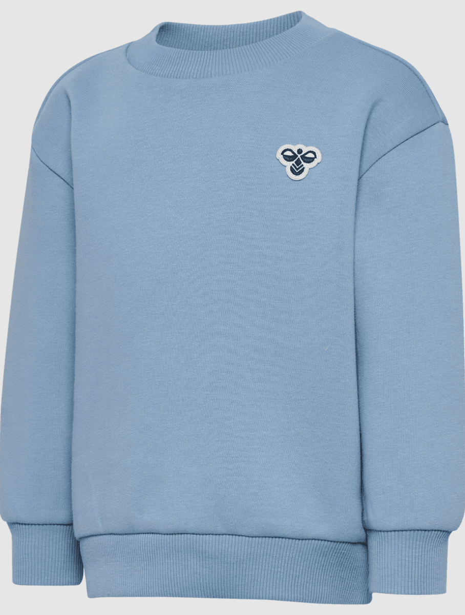 Hummel Genser loose crewneck bee faded denim