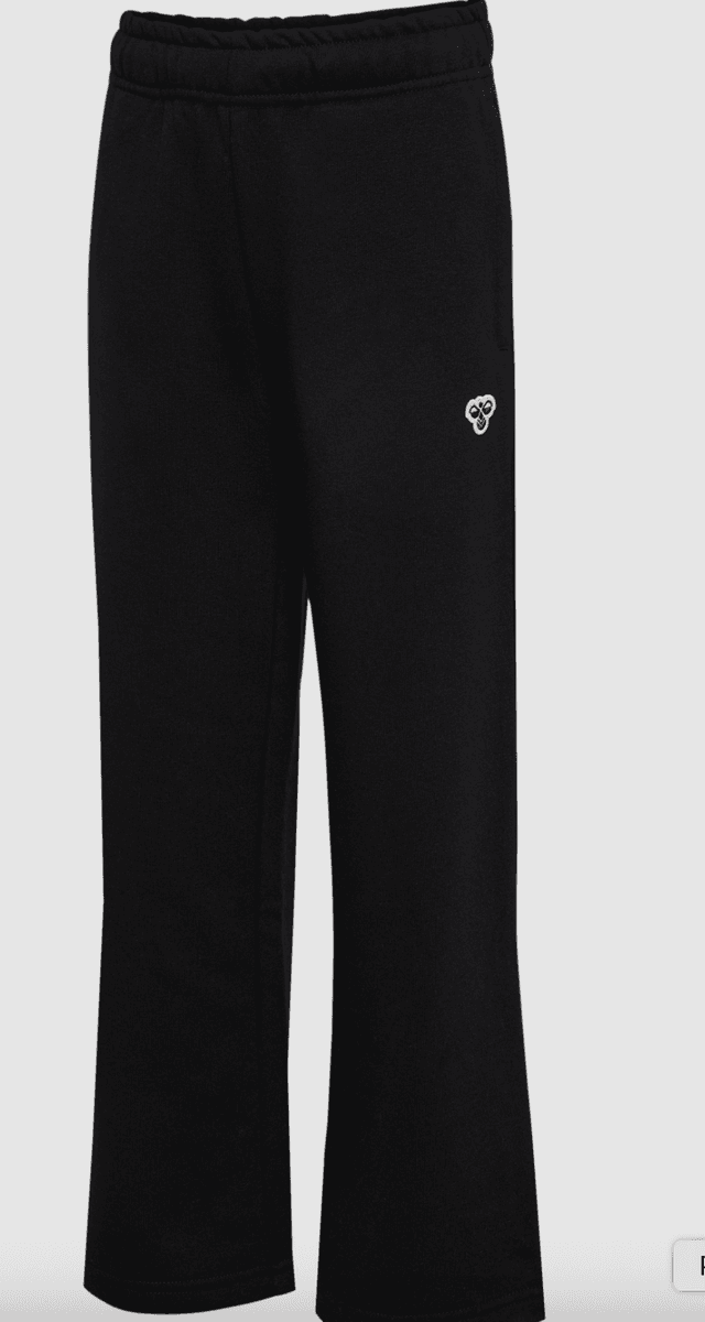Hummel bukse loose bee wide leg black