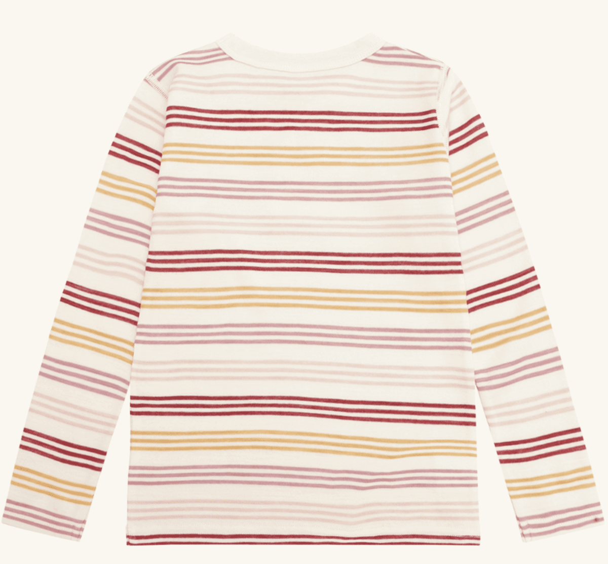 Hust and claire Genser ull/bambus abba stripes off white