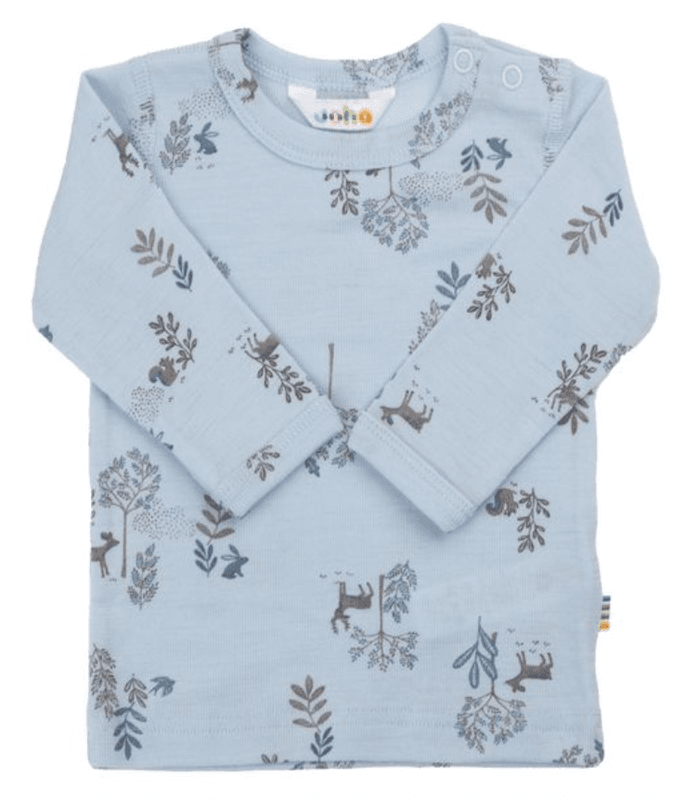 Joha Genser ull silke Deer light blue