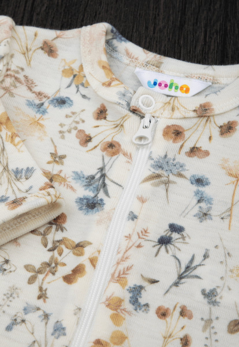 Joha heldress ull flora offwhite