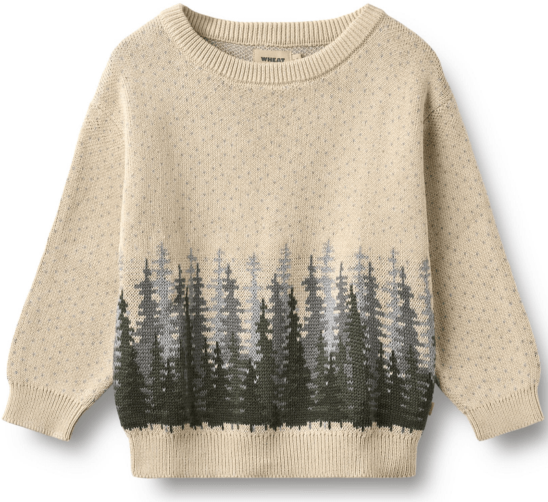 Wheat Genser Jacquard Finley offwhite